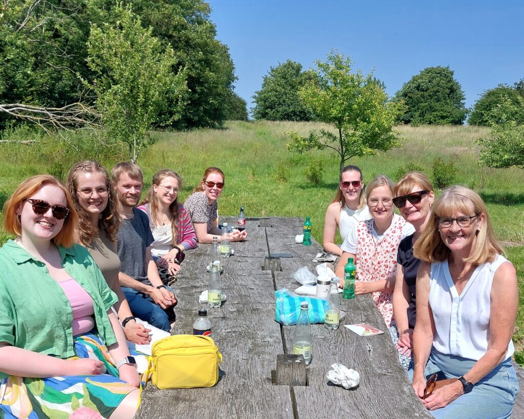 Projektgruppen på picnic